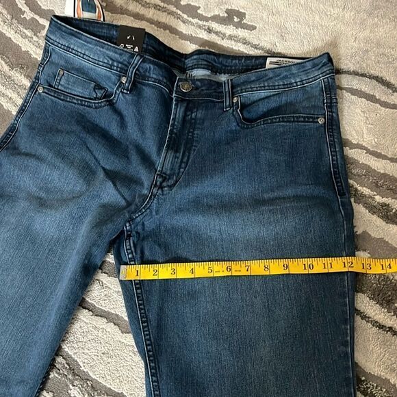 Buffalo David Button Slim Straight Stretch Denim - Picture 8 of 8